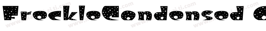 FreckleCondensed Oblique字体转换